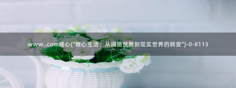 糖心,vlog